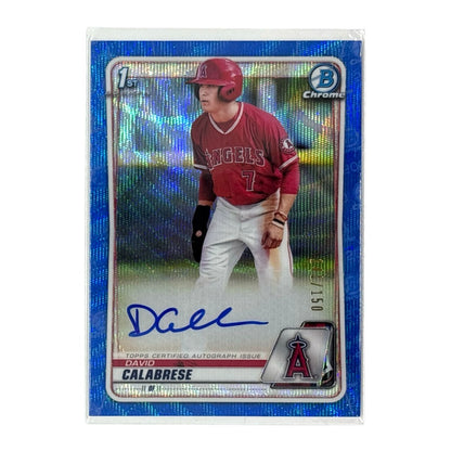 TOPPS MLBカード BOWMAN CHROME 1ST DAVID CALABRESE ANGELS /150 #CDA-DC 中古 IT1