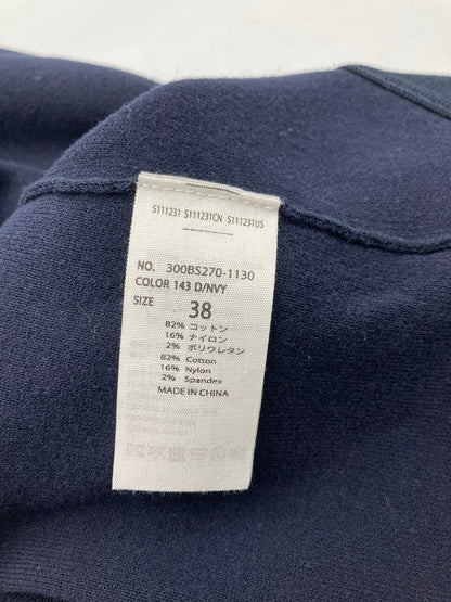 ENFOLD エンフォルド コットンダブルフェイスアーチニット サイズ38 300BS270-1130 中古 D4