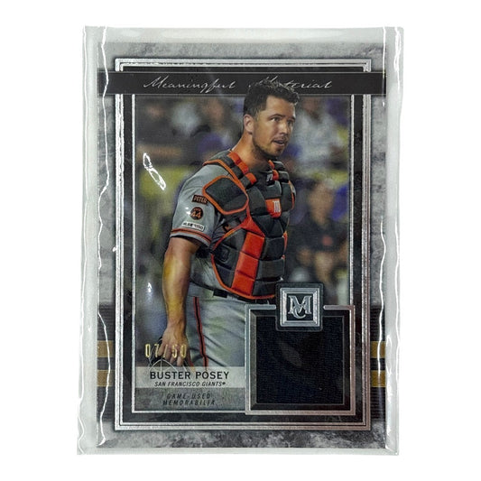 TOPPS MLBカード MUSEUM COLLECTION BUSTER POSEY SAN FRANCISCO GIANTS 07/50 #MMR-BP 中古 IT1