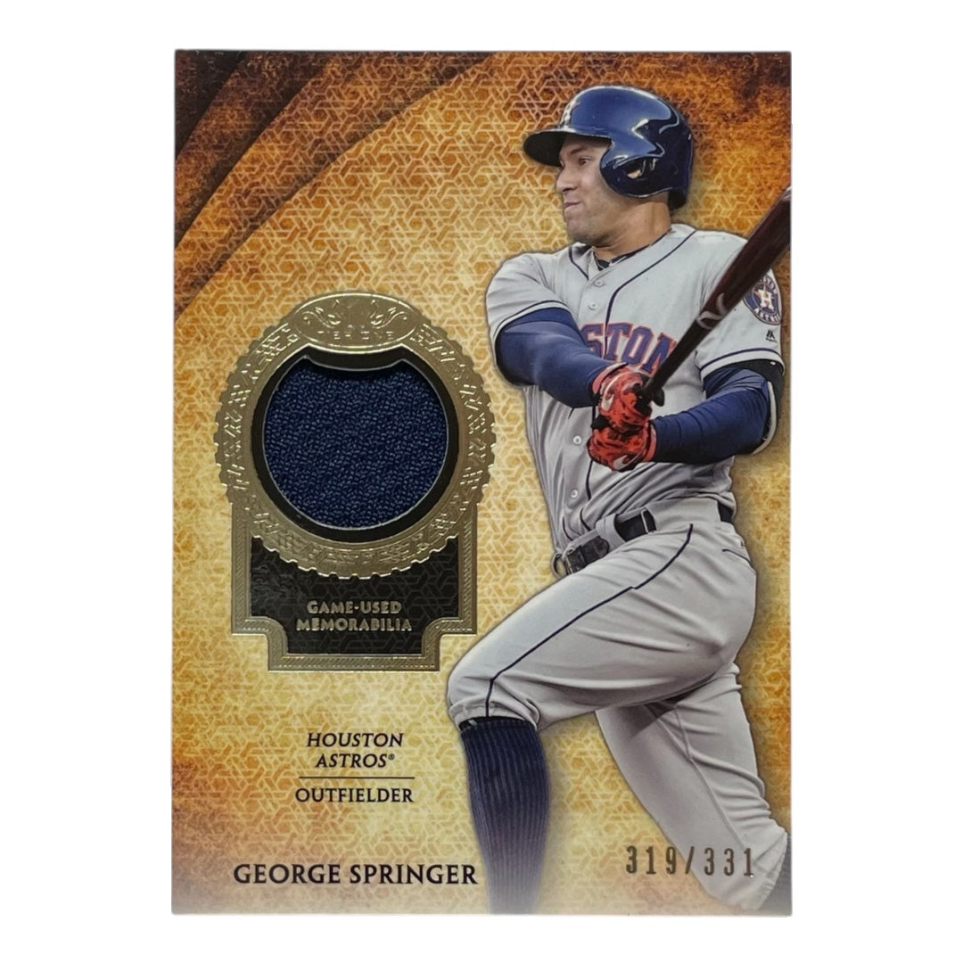 TOPPS MLBカード TIER 1 GEORGE SPRINGER HOUSTON ASTROS /331 #T1R-GRP 中古 IT2