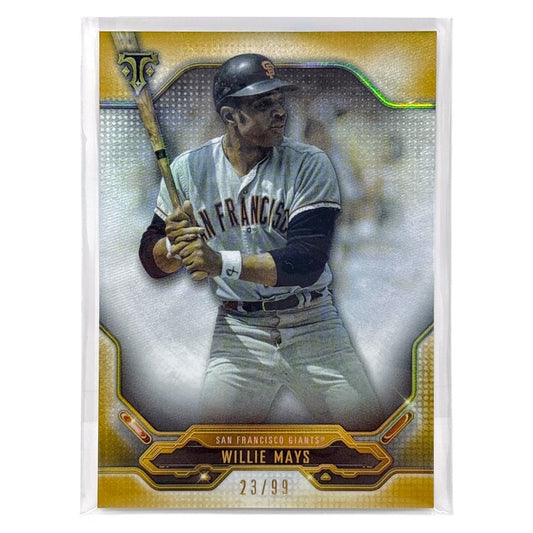 TOPPS MLBカード TRIPLE THREADS WILLIE MAYS SAN FRANCISCO GIANTS /99 #80 中古 IT1