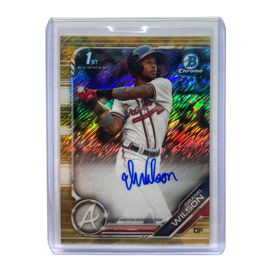 TOPPS MLBカード BOWMAN CHROME ISRANEL WILSON BRAVES 15/50 #CPA-IW 中古 IT2
