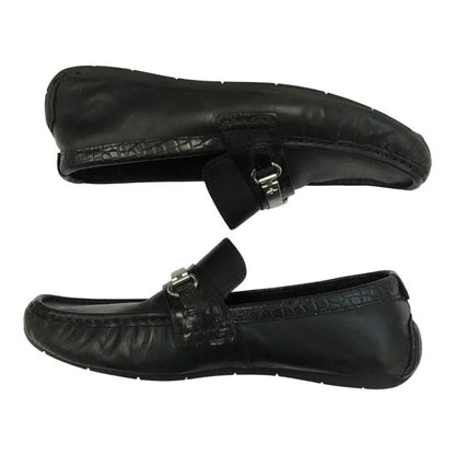 COLE HAAN コールハーン ドライビングシューズ メンズ レザー ビットローファー ブラック 7.5サイズ C11397 中古 T1
