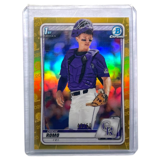 TOPPS MLBカード BOWMAN CHROME 1ST DREW ROMO COLORADO ROCKIES /50 #BD-106 中古 IT2