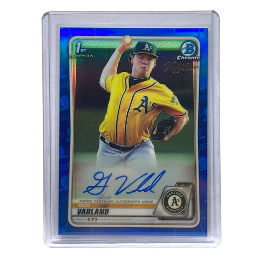 TOPPS MLBカード BOWMAN CHROME GUS VARLAND ATHLETICS #BSPA-GV 中古 IT2