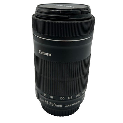 ジャンク品 Canon キヤノン EF-S55-250mm F4-5.6 Is STM ズームレンズ カメラ レンズ 中古 W４