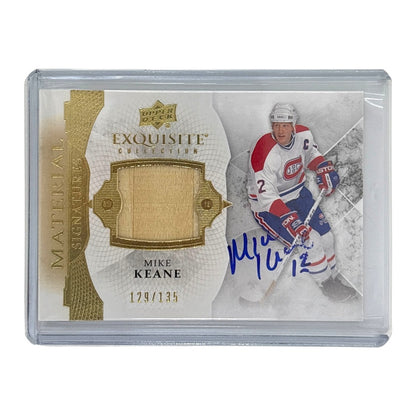 UPPER DECK NHLカード EXQUISITE COLLECTION MIKE KEANE MONTREAL CANADIENS /135 #EMS-MK 中古 IT1