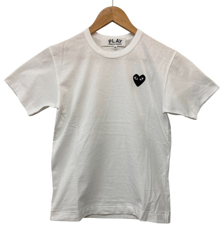 PLAY COMME des GARCONS プレイ コムデギャルソン ワンポイント Tシャツ AX-T064 サイズXS 中古 D4