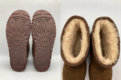 UGG CLASSIC MINI DECO アグ クラシックミニ デコ ムートンブーツ 1003945 サイズ26cm 中古 D4
