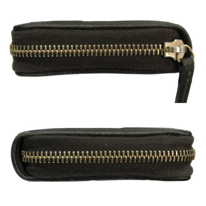 GUCCI グッチ GGキャンバス 長財布 ユニセックス ラウンドファスナー インターロッキングG ロングウォレット ブラウン/ブラック 308012 中古 T1