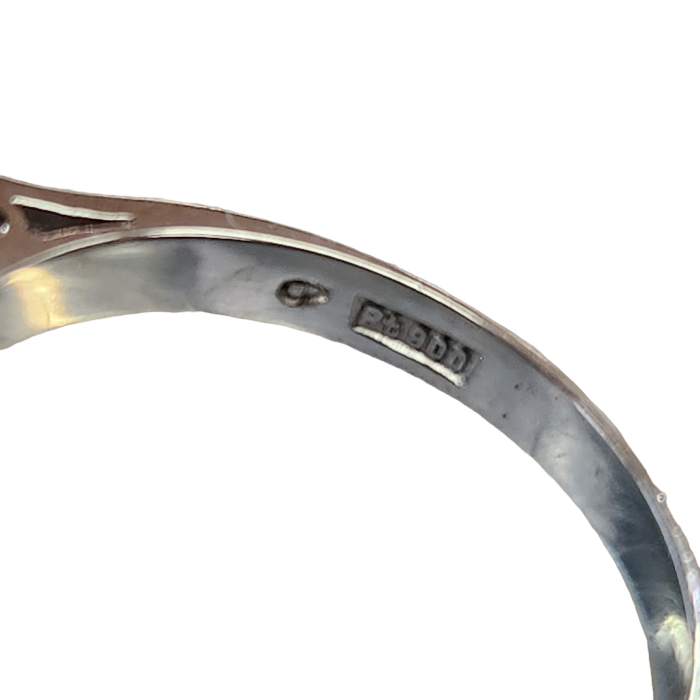 Pt900 パール 8.2mm リング レディース プラチナ 13号 中古 T1