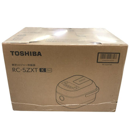 TOSHIBA(東芝) 炊飯器 3合 RC-5ZXT(K) ブラック 一人暮らし IH 玄米 保温24時間 中古 Y1