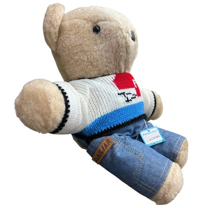 FAMILIAR ファミリア テディベア ぬいぐるみ 熊 クマ 昭和レトロ おもちゃ ホビー かわいい 中古 W４