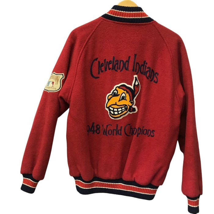 インディアンス INDIANS スタジャン L MLB 野球 アウター ジャケット メンズ 秋 冬 中古 W1