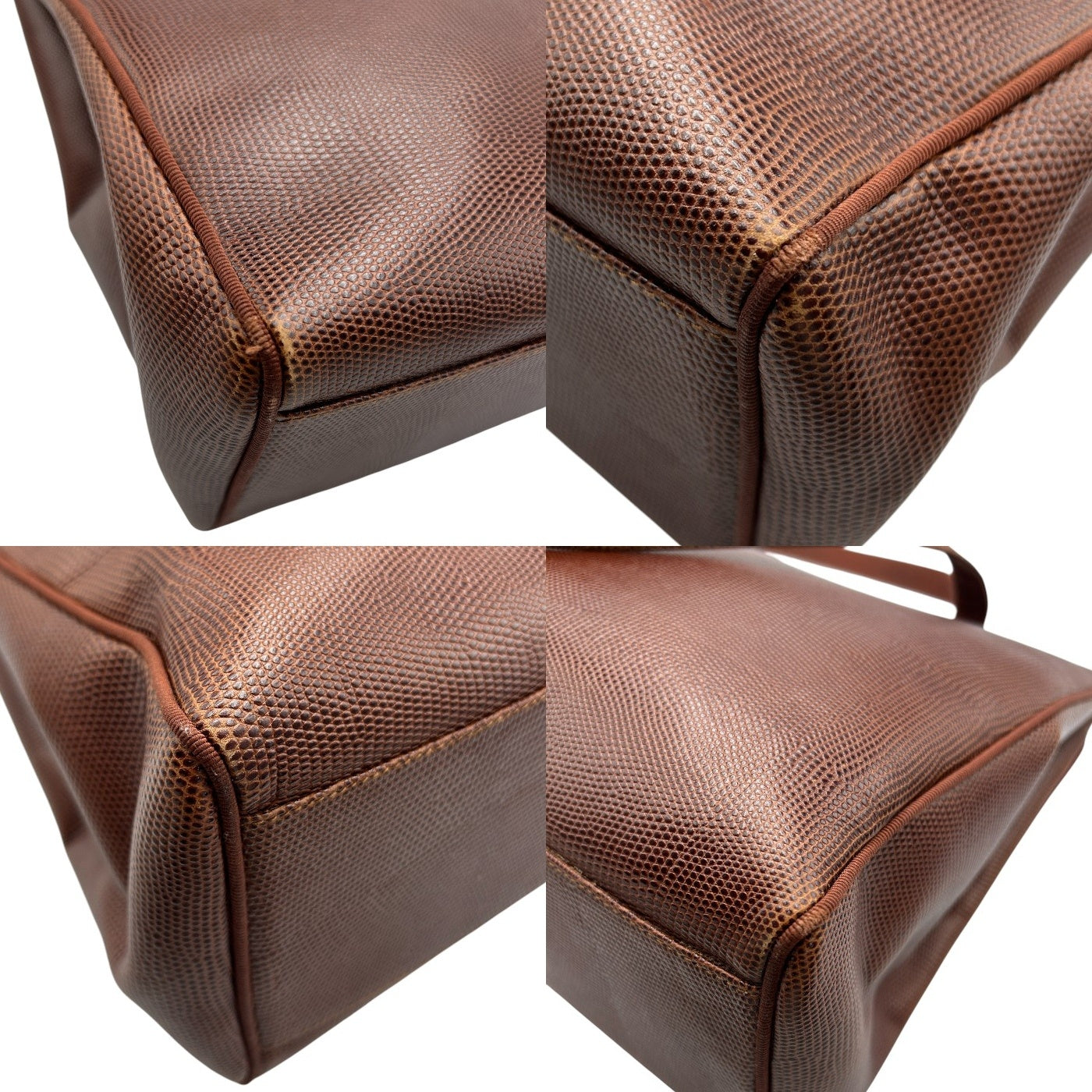 Salvatore Ferragamo サルヴァトーレ フェラガモ レザー トートバッグ 本革 ブランド レディース 鞄 ブラウン A4 通勤 お出かけ 中古 W４