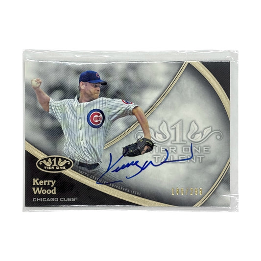 TOPPS MLBカード TIER ONE KERRY WOOD CHICAGO CUBS 186/299 #T1TA-KW 中古 IT1