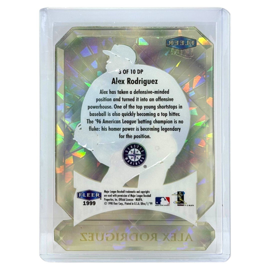 FLEER MLBカード ULTRA DIAMOND PRODUCERS DIE-CUT ALEX RODRIGUEZ SEATTLE MARINERS #3 中古 IT1