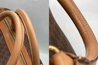 CELINE セリーヌ マカダム ボストンバッグ 中古 D4