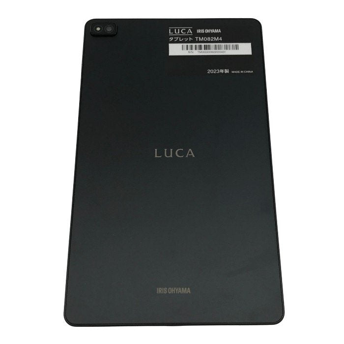 アイリスオーヤマ LUCA タブレット ブラック 8インチ wi-fiモデル Android アンドロイド FHD 1920x1280 64GB 8コア TM082M4N2-B 中古 T1