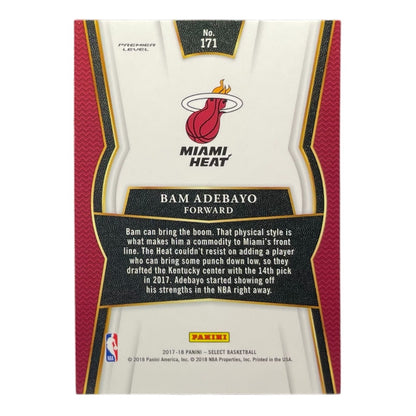 PANINI NBAカード SELECT BAM ADEBAYO MIAMI HEAT #171 中古 IT2