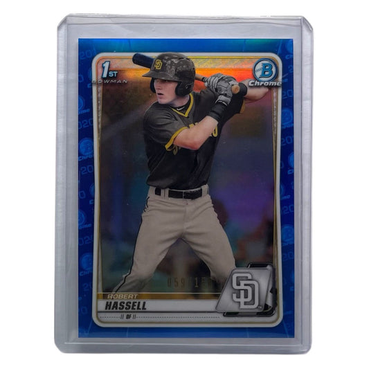 TOPPS MLBカード BOWMAN CHROME 1ST ROBERT HASSELL SAN DIEGO PADRES /150 #BD-39 中古 IT2