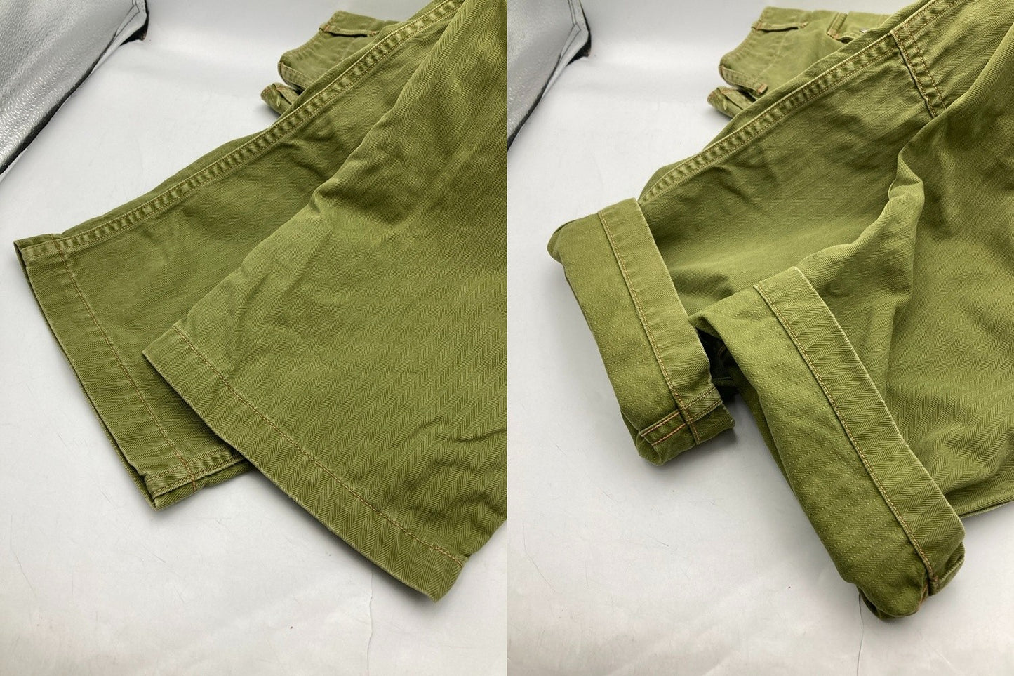 BOOTLEGGERS ブートレガーズ  PARA TROUSERS A.S.S ヘリンボーンツイル モンキーパンツ サイズ30×32 メンズ 中古 D4
