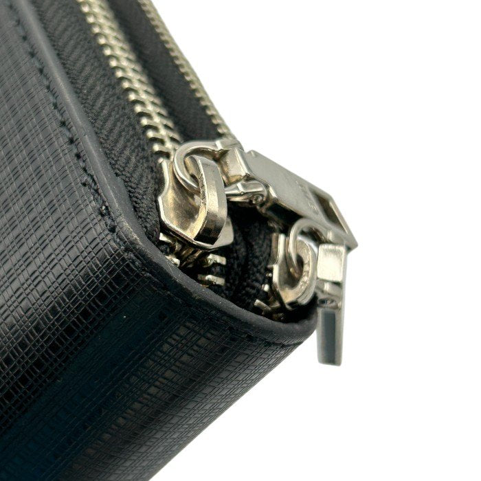 is/it イズイット レザー 長財布 メンズ レディース 大容量 ラウンドファスナー ダブルファスナー 中古 W４