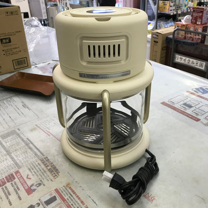 BRUNO ブルーノ ガラスエアフライヤー ノンフライヤー ノンオイル ヘルシー アイボリー BOE122-IV 中古 Y1