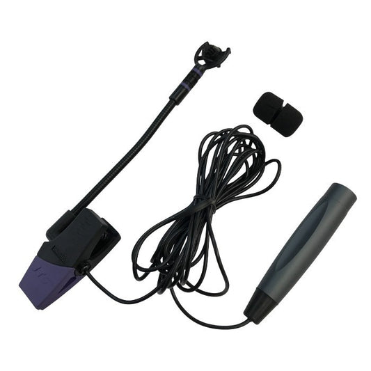 JTS 管楽器用 コンデンサーマイク ブラック ショックマウント構造 クリップ一体型 フレキシブル CX-508 中古 1