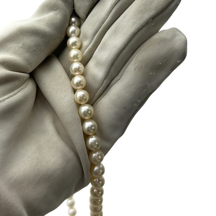 SILVER シルバー 4.5mmー7mm パール ネックレス レディース アクセサリー おしゃれ 真珠 中古 W４
