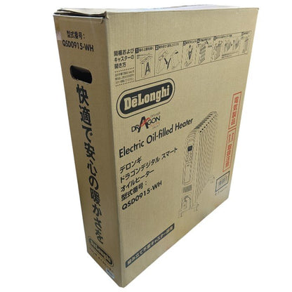 DēLonghi デロンギ ドラゴンデジタルスマート 6～10畳 オイルヒーター QSD0915-WH 中古 H4