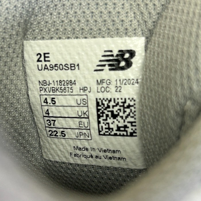 new balance ニューバランス UA950S B1 スニーカー 22.5cm レディース 靴 シューズ 中古 W1