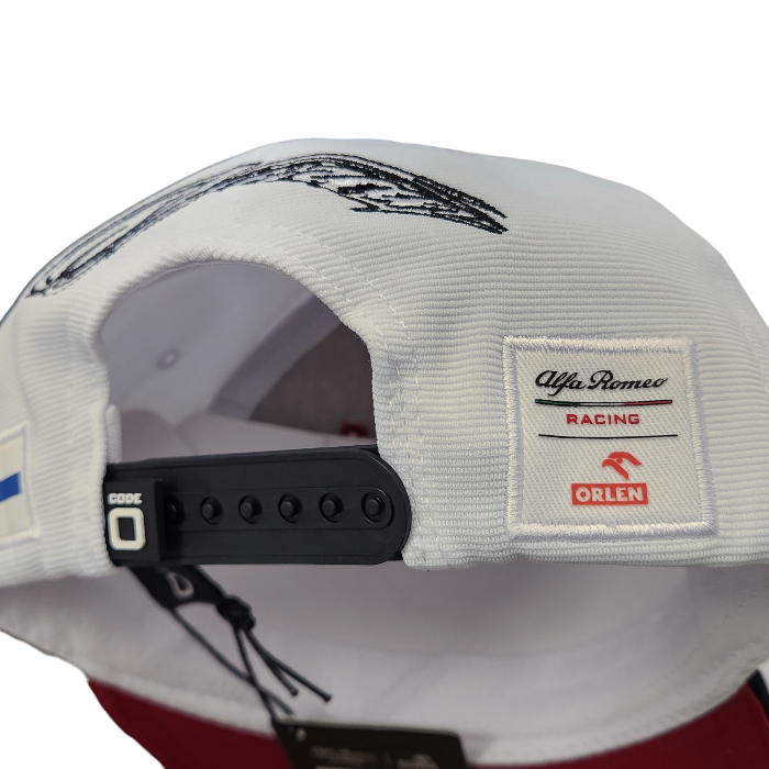 ALFA ROMEO アルファロメオ キャップ ユニセックス キミ ライコネン レーシングF1チーム スナップバック 帽子 レッド/ホワイト 中古 T1