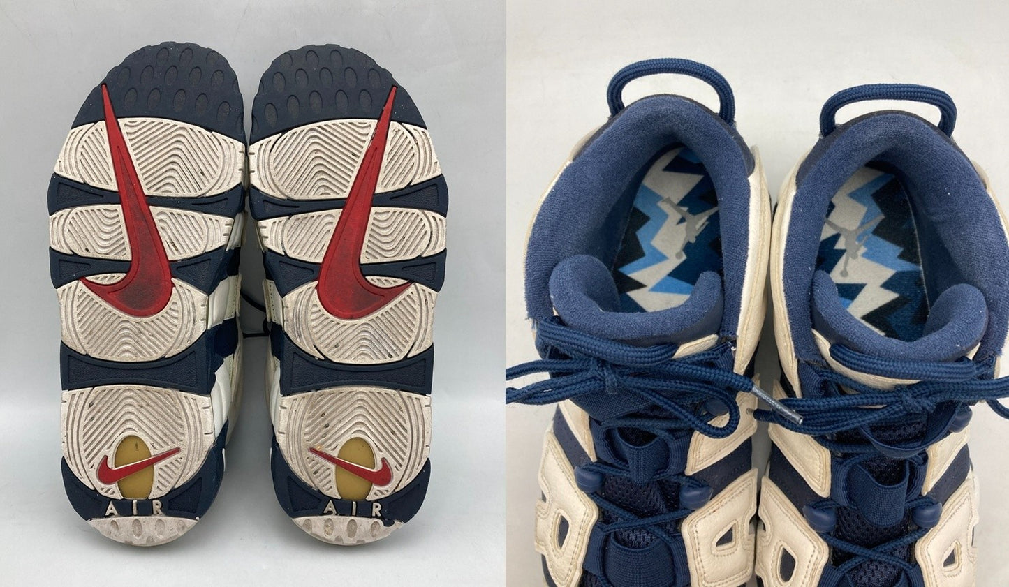 NIKE ナイキ エア モア アップテンポ オリンピック スニーカー 414962-104 サイズ28cm メンズ 中古 D4