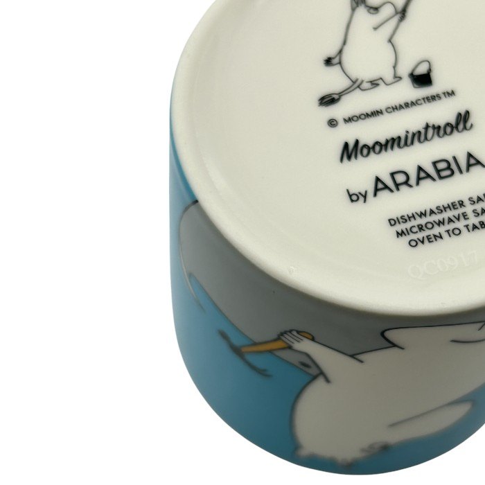 ARABIA アラビア ムーミン マグカップ ムーミントロール Moomintroll コップ 洋食器 希少 廃盤 キャラクター 中古 W4