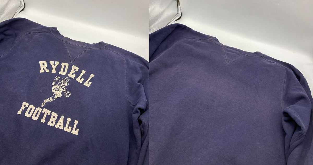 The REAL McCOY'S ザリアルマッコイズ  RAYMOND GENERAL STORE RYDELL FOOTBALL プリント スウェット サイズ36 メンズ 中古 D4