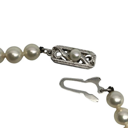 MIKIMOTO ミキモト パール ネックレス レディース 本真珠 5.6～6.0mm 38cm 中古 T1