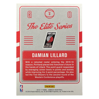 PANINI NBAカード DONRUSS DAMIAN LILLARD PORTLAND TRAIL BLAZERS #8 中古 IT2