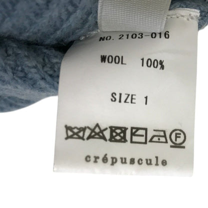 crepuscule クレプスキュール ニット サイズ1 セーター ウール トップス メンズ 冬 秋 中古 W1