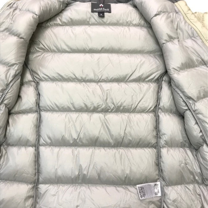 mont-bell モンベル アルパインダウンジャケット レディース アウトドアウェア コンパクト 防寒着 アイボリー Mサイズ 1101427 IV 中古 T1