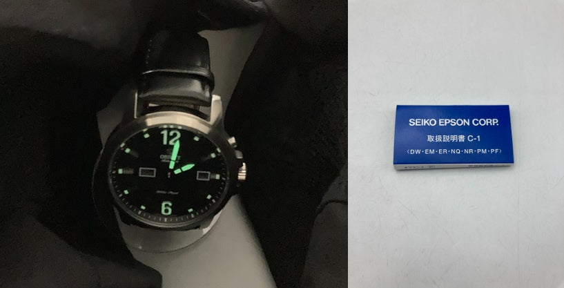 ORIENT オリエント 自動巻き 腕時計 裏スケルトン EM7J-C5-B 中古 D4