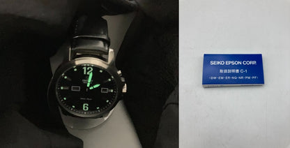 ORIENT オリエント 自動巻き 腕時計 裏スケルトン EM7J-C5-B 中古 D4