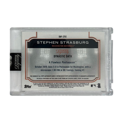 未開封品 TOPPS MLBカード DYNASTY STEPHEN STRASBURG WASHINGTON NATIONALS 5/5 #DAP-STR2 中古 IT1