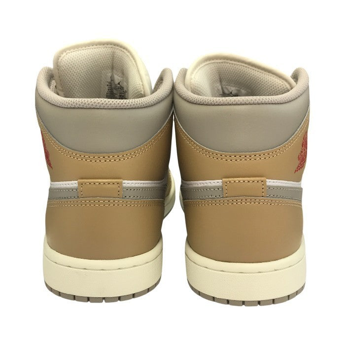 NIKE ナイキ エアジョーダン 1 ミッド スニーカー メンズ ハイカット AIR JORDAN ヘンプ 26㎝ DQ8426-200 中古 T1