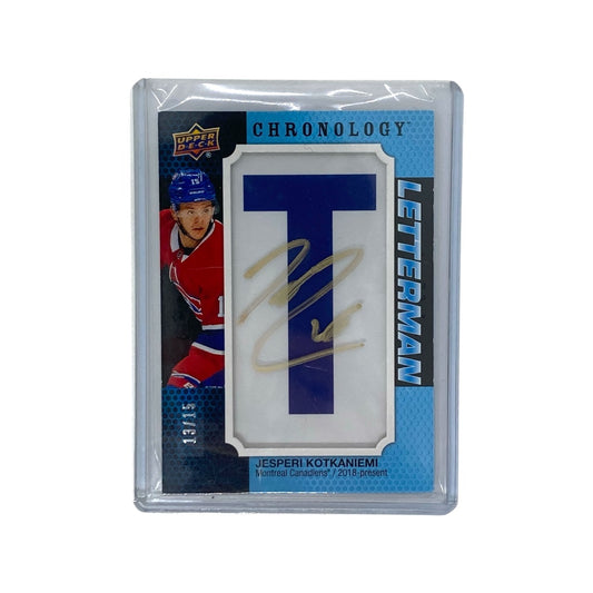 UPPER DECK NHLカード CHRONOLOGY JESPERI KOTKANIEMI MONTREAL CANADIENS 13/15 #L-MO-JK 中古 IT2