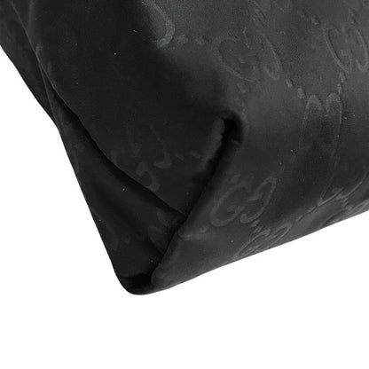 GUCCI グッチ ショルダーバッグ ユニセックス GG柄 ナイロン系/レザー 斜め掛け ブラック 510342 中古 T1