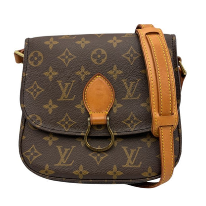 LOUIS VUITTON ルイヴィトン モノグラム サンクルーPM ショルダーバッグ ブラウン ドイツ製 M51243 鞄 小さめ ブランド 斜め掛け 中古 W４