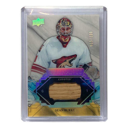 UPPER DECK NHLカード ENGRAINED SEAN BURKE COYOTES 015/100 #R-SB 中古 IT2
