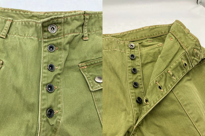 BOOTLEGGERS ブートレガーズ  PARA TROUSERS A.S.S ヘリンボーンツイル モンキーパンツ サイズ30×32 メンズ 中古 D4