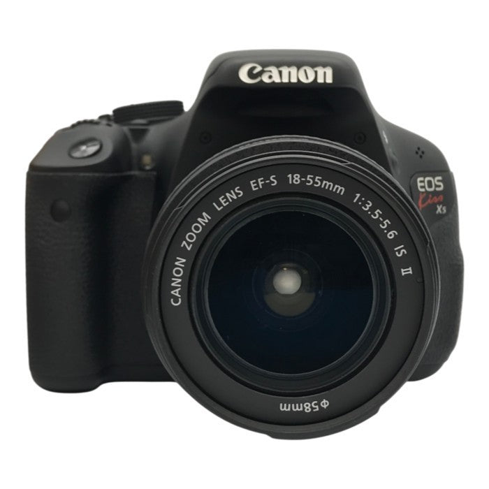 Canon EOS Kiss X5 デジタル一眼レフカメラ ダブルズームキット ブラック EF-S18-55mm/EF-S55-250mm 1800万画素 標準/望遠レンズ KISSX5-WKIT 中古 T1